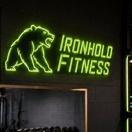 Customized neon signs for gyms, studios and salons