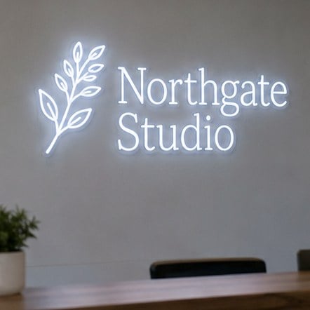 Customized neon signs for offices and coworking